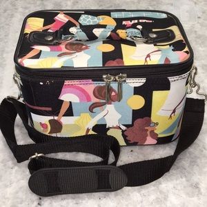 Sassy Train Case with Strap  NWOT
